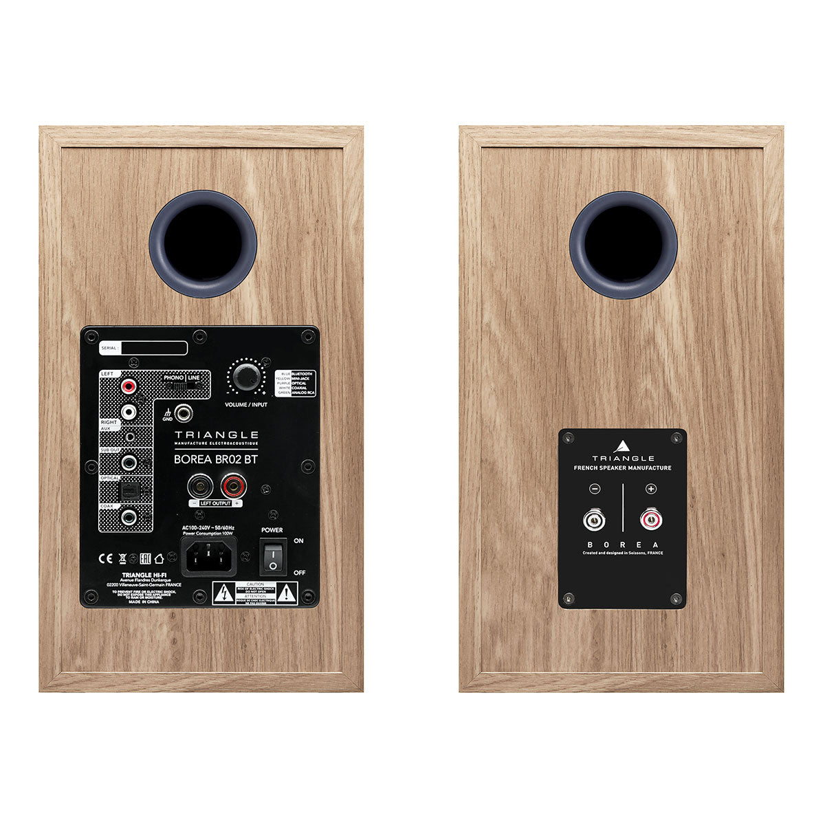 Enceintes Bibliothèque Bluetooth - Borea Active BR02 BT